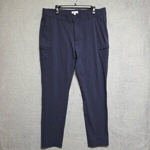 Peter Millar Pants Mens 38x32 Blue Crown Apres Ski Hybrid Performance Trousers
